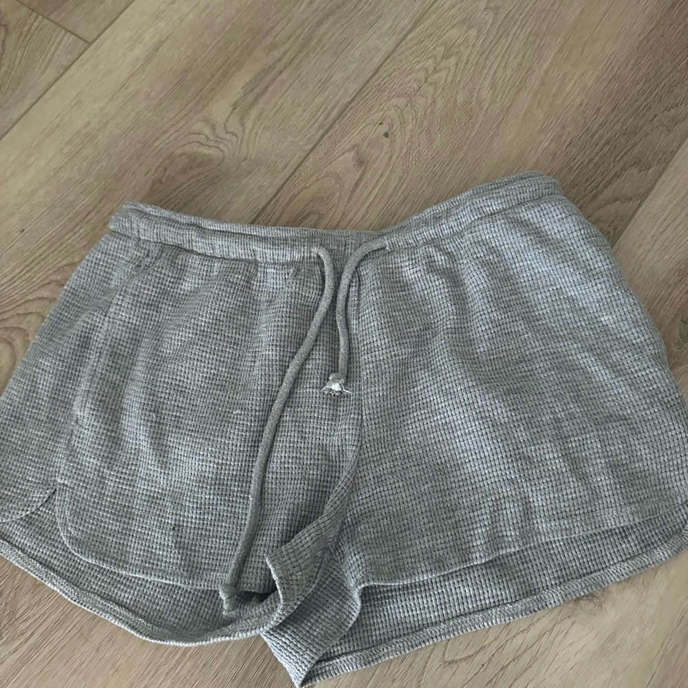 SHEIN Light Gray Athletic Shorts